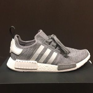 Adidas nmd R1 Glitch Grey Mens size 10 VNDS